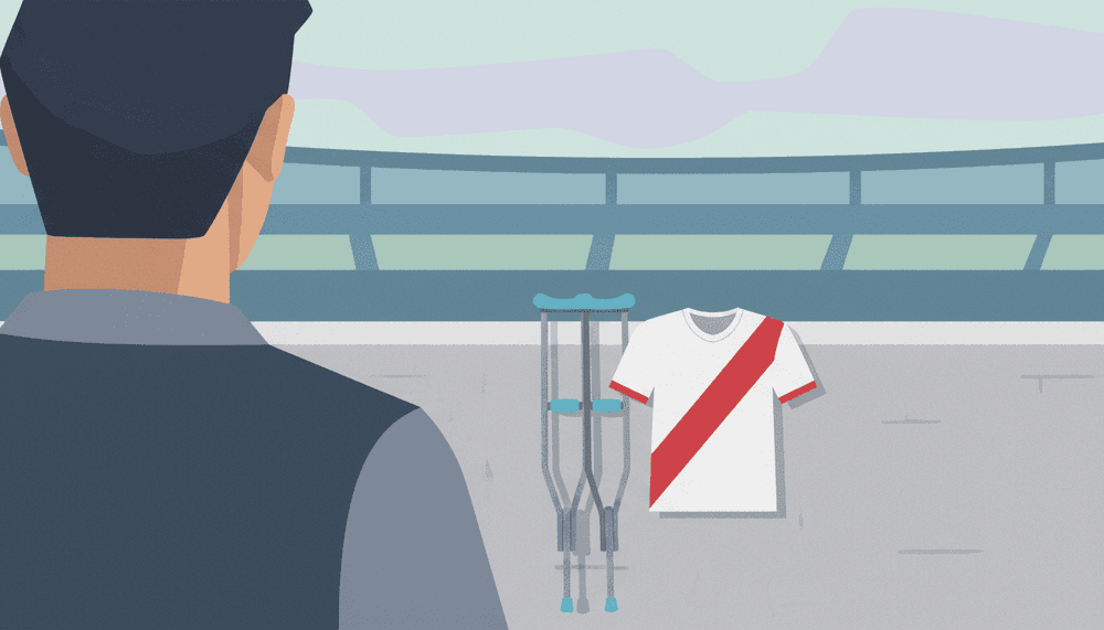 Fausto Vera began his recovery at River after leaving injured against Belgrano
