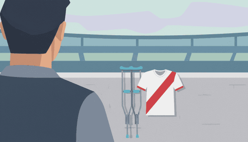 Fausto Vera inició la puesta a punto en River tras salir lesionado ante Belgrano